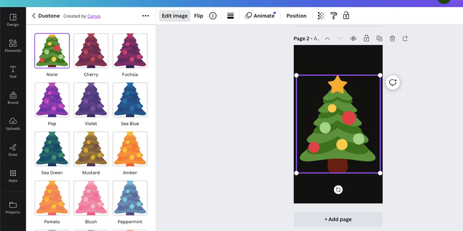 Picture 5 of How to change the color of an element in Canva