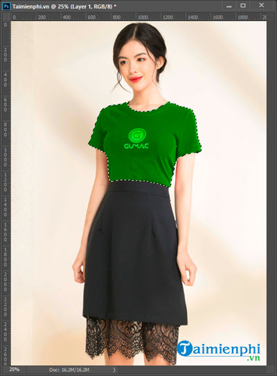 Picture 10 of How to change the color of shirts and pants using Photoshop