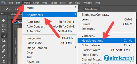 Picture 5 of How to change the color of shirts and pants using Photoshop