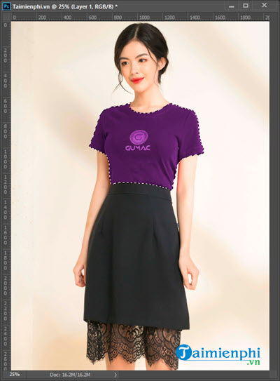 Picture 9 of How to change the color of shirts and pants using Photoshop