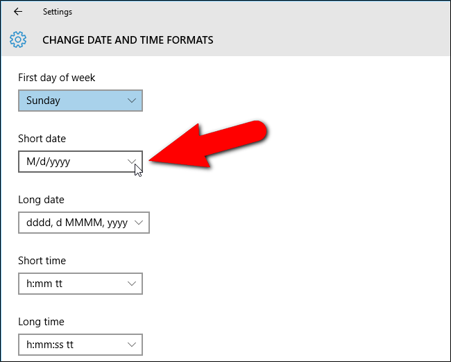 Picture 12 of How to change the date and time format on Windows, change the slash to a dot.