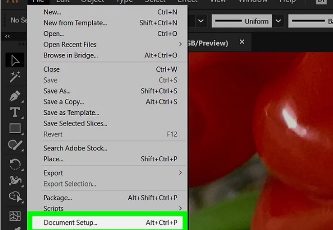 Picture 3 of How to change the default background color in Illustrator