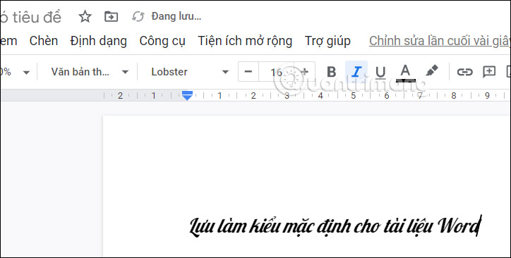 How to change the default font in Google Docs - Use the font of choice Picture 6