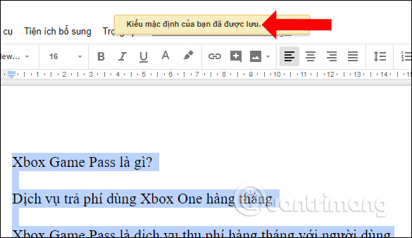 How to change the default font in Google Docs - Use the font of choice Picture 9