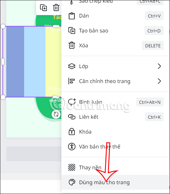 Picture 4 of Changing the design colors in Canva is very simple.