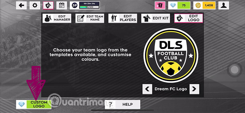 How to change the DLS 2022 team logo, change the Dream League Soccer 2022 logo Picture 1