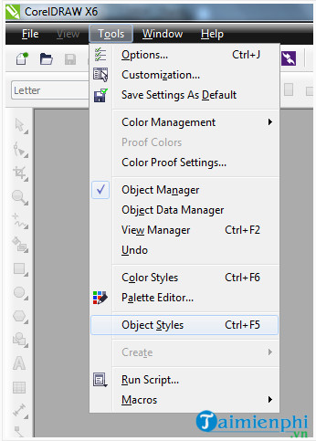 Picture 2 of How to change the language in the latest version of CorelDRAW