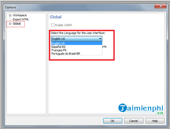 Picture 4 of How to change the language in the latest version of CorelDRAW