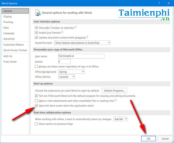 Picture 11 of How to change the Office 2016 interface to make it look better.