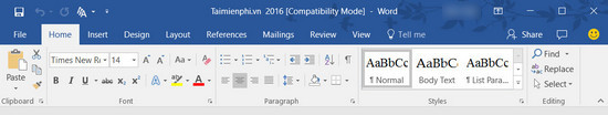 Picture 13 of How to change the Office 2016 interface to make it look better.