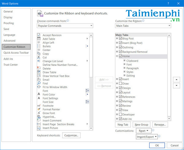 Picture 14 of How to change the Office 2016 interface to make it look better.