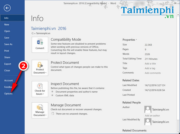 Picture 4 of How to change the Office 2016 interface to make it look better.