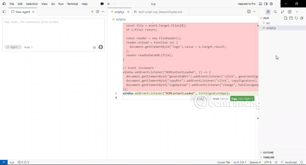 Picture 3 of How to change the theme in Cursor