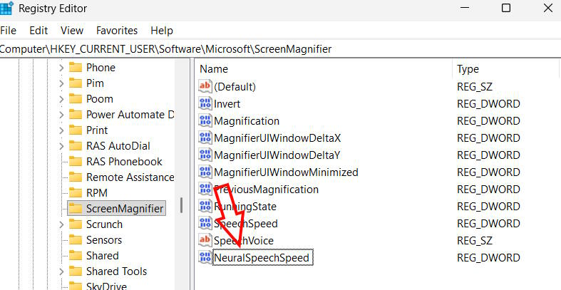 How to change voice speed Magnifier Windows 11 Picture 5