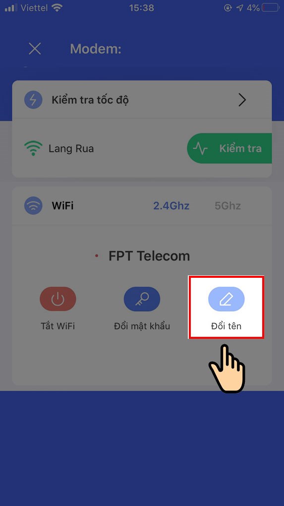 How to change Wifi name simply on computer, phone Picture 7
