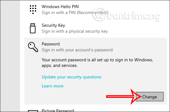 Picture 2 of How to change your computer password for the most popular operating systems.