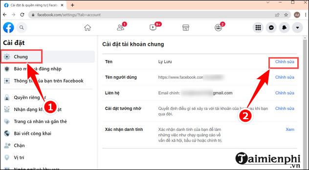 Picture 12 of How to change your Facebook or Fanpage name on your phone or computer.