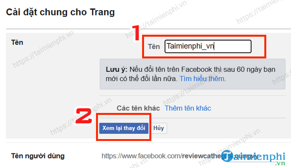 Picture 18 of How to change your Facebook or Fanpage name on your phone or computer.
