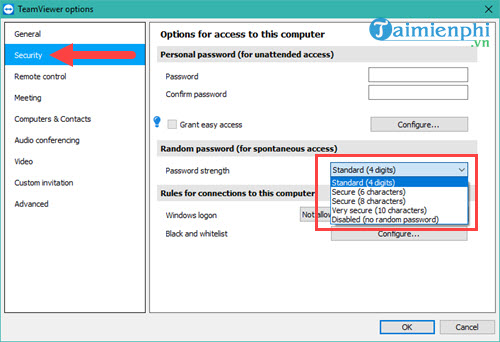 Picture 4 of How to change your TeamViewer password to a random one on your PC.