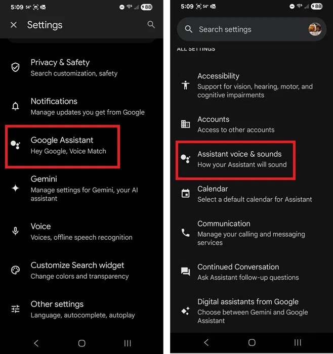 How to quickly change your voice on Google apps Picture 6