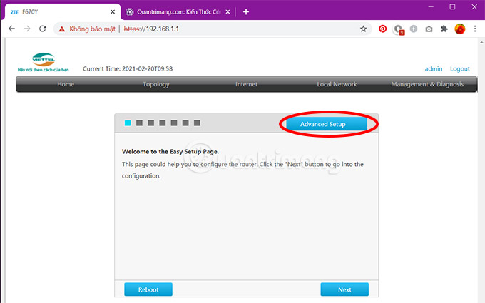 Picture 6 of How to change your Viettel WiFi password, change your Viettel WiFi password at home using your phone or computer.