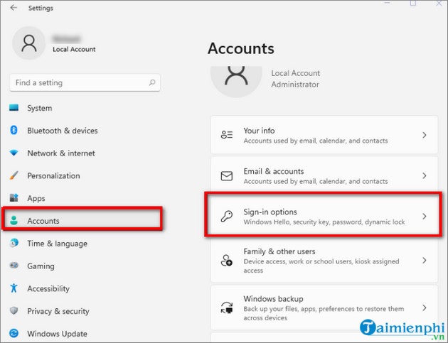 Picture 5 of How to change your Windows 11 password, set a password for your Windows 11 computer.