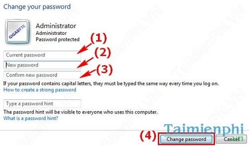 Picture 5 of How to change your Windows user account password on a computer.