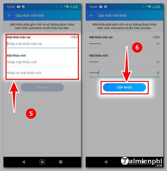 How to change Zalo password on phone when you forget the password Picture 4