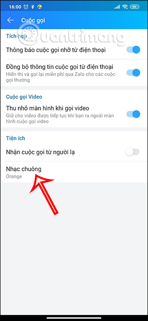 How to change Zalo ringtone with Zing Mp3 music Picture 17