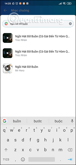 How to change Zalo ringtone with Zing Mp3 music Picture 9