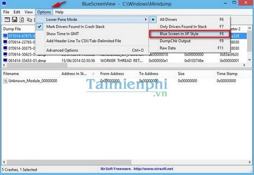 Picture 4 of How to check for blue screen errors using BlueScreenView