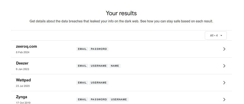 How to Check for Data Leaks via Google Dark Web Picture 5
