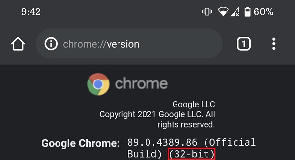 How to Check If Your Google Chrome Is Running 64 or 32 Bit Picture 3