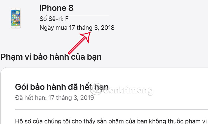 How to check the purchase date of iPhone, iPad, Mac, and Apple Watch Picture 2