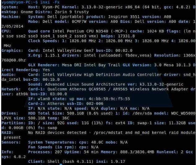 How to check Linux computer configuration Picture 8