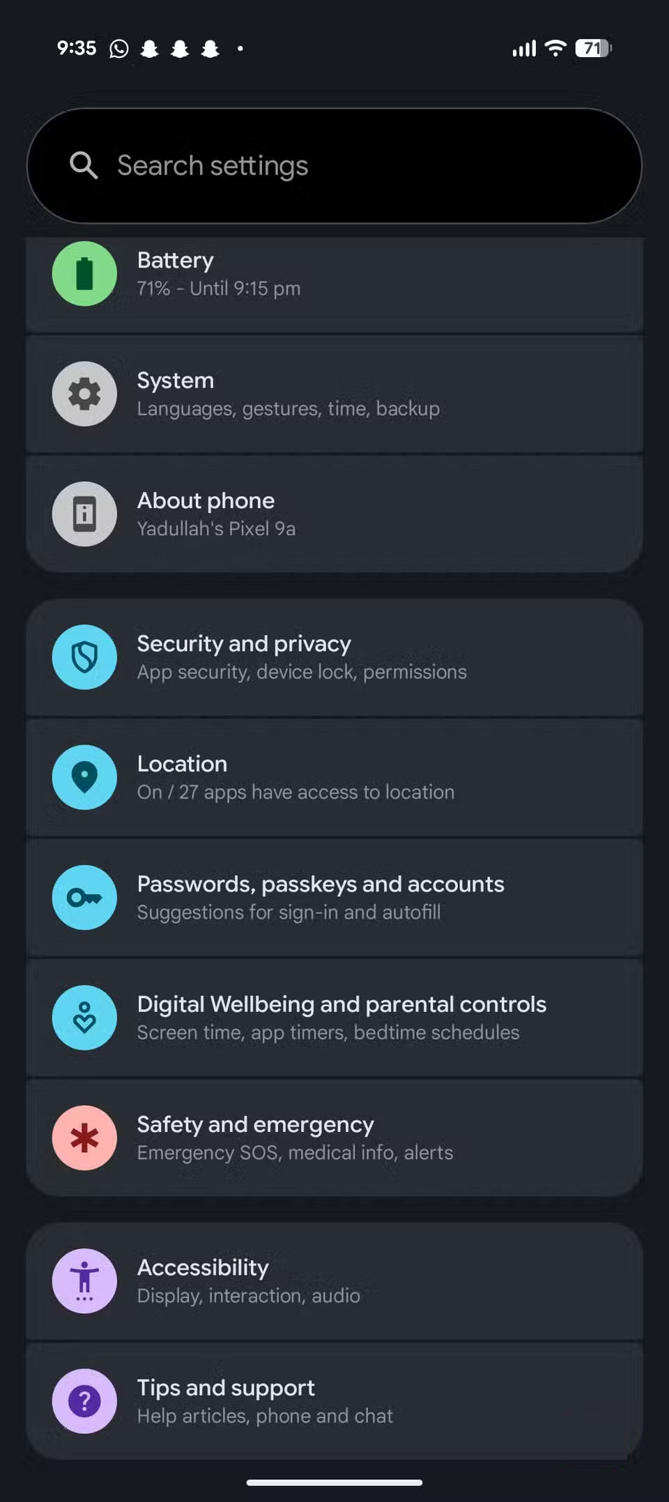 How to check Nearby Devices permissions on Android Picture 2