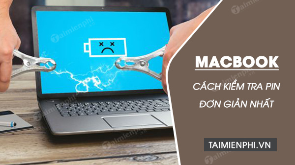 Picture 1 of How to check the battery of a Macbook Air or Pro.