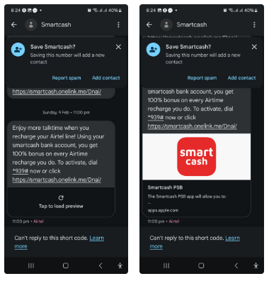 How to check the safety of a suspicious link in a text message Picture 2