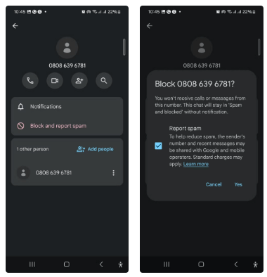 How to check the safety of a suspicious link in a text message Picture 4