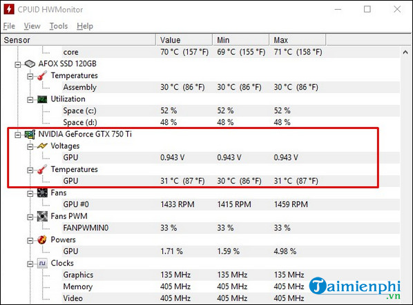 Picture 4 of How to check the temperature of your computer/laptop's CPU, hard drive, RAM, and VGA.