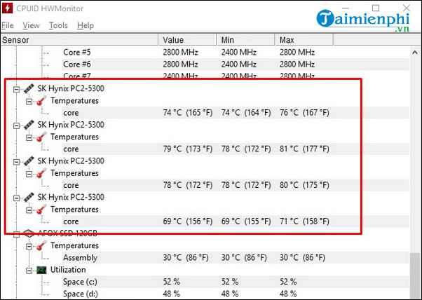 Picture 5 of How to check the temperature of your computer/laptop's CPU, hard drive, RAM, and VGA.