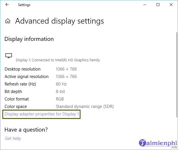 How to check VRAM on Windows 10 Picture 5
