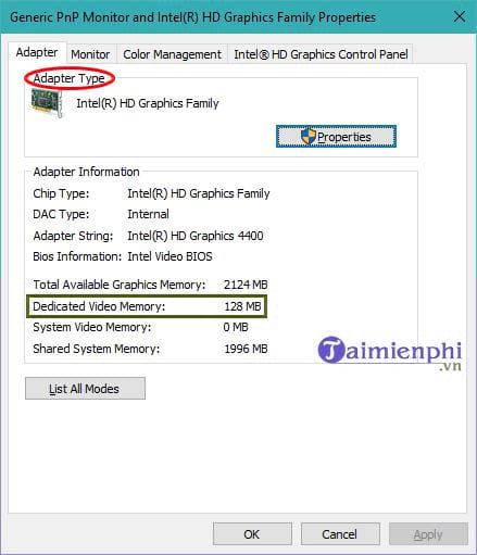 How to check VRAM on Windows 10 Picture 6