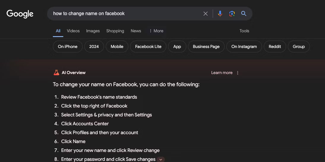 How to check where Google AI Overview gets the information to provide you Picture 3