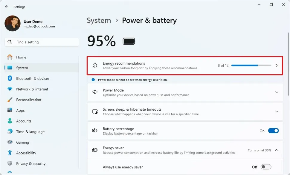How to check which apps use a lot of battery on Windows 11 Picture 11