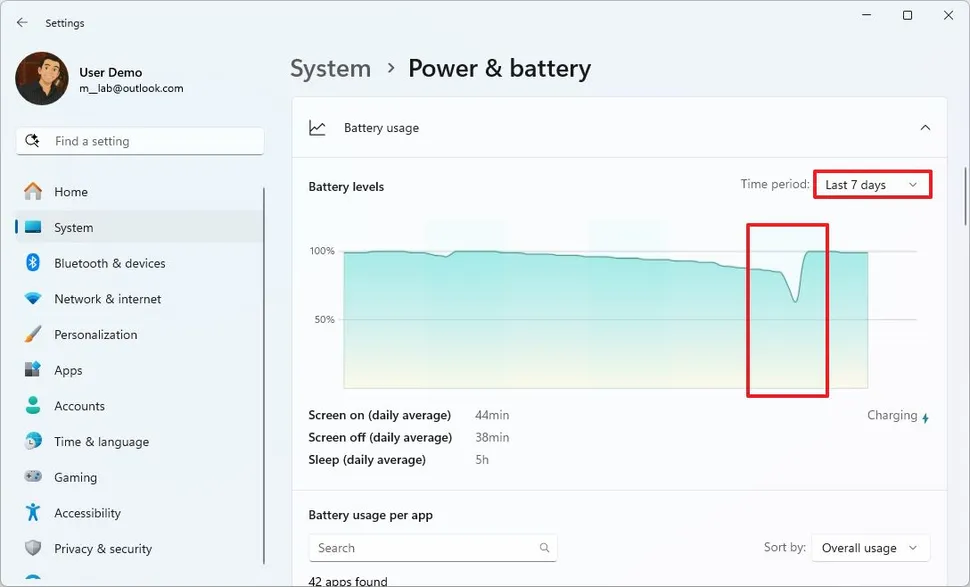 How to check which apps use a lot of battery on Windows 11 Picture 14