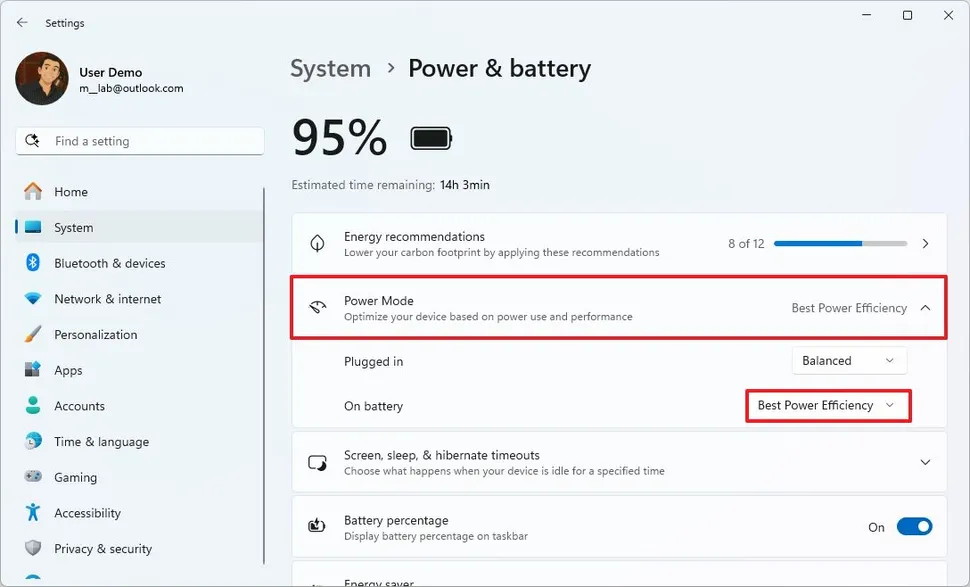 How to check which apps use a lot of battery on Windows 11 Picture 7
