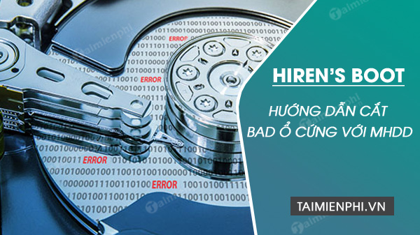 Picture 1 of How to clean up bad sectors on a hard drive using MHDD in Hiren's Boot CD, a trick to clean up bad sectors on a hard drive.