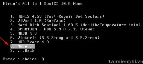 Picture 4 of How to clean up bad sectors on a hard drive using MHDD in Hiren's Boot CD, a trick to clean up bad sectors on a hard drive.