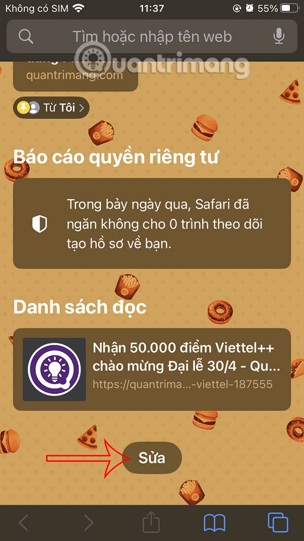 How to Clean Up the Safari Start Page on iPhone Picture 1